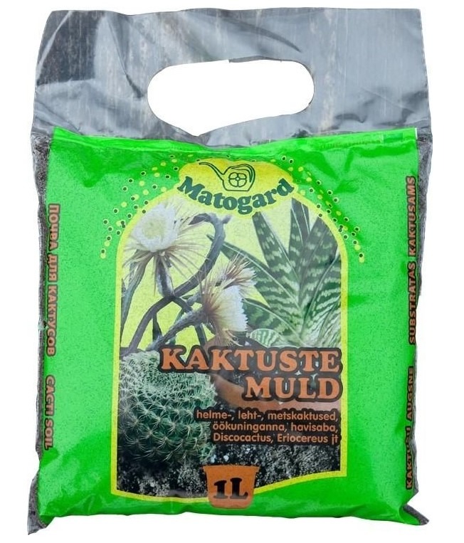 Kaktuste muld 1 L (pH 4,6-5,5) pun
