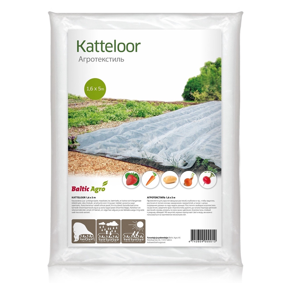 Katteloor väikepakk 1,6 x 5 m, 8 m²