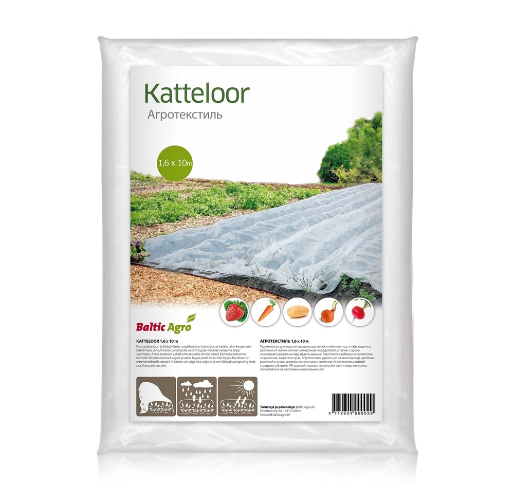 Katteloor väikepakk 1,6 x 10 m, 16 m²