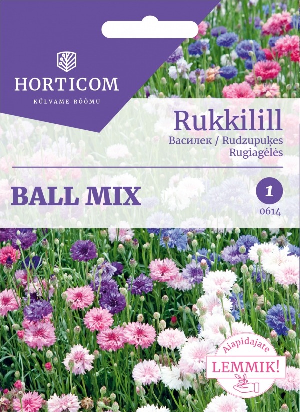 Rukkilill ‘Ball mix’ 1g 1