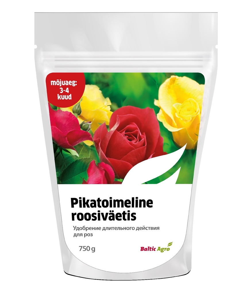 Pikatoimeline roosiväetis 3-4 kuud 750g