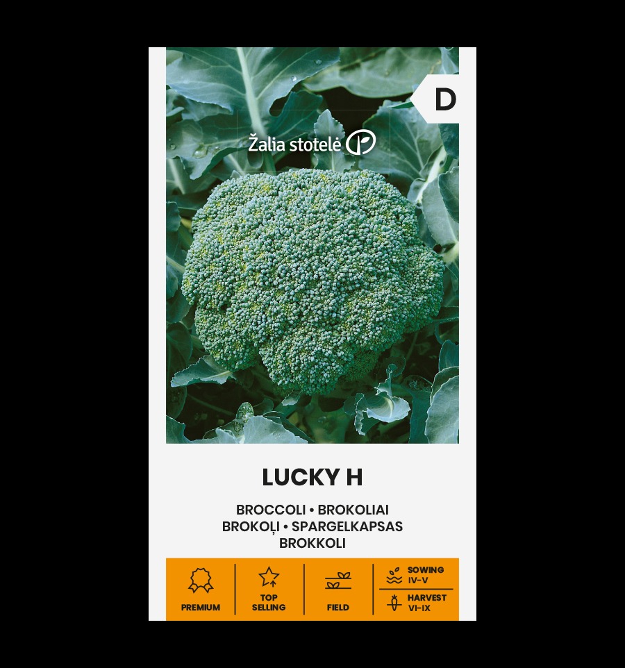 Spargelkapsas brokkoli ‘Lucky H’ – Brassica oleracea L. 30s D