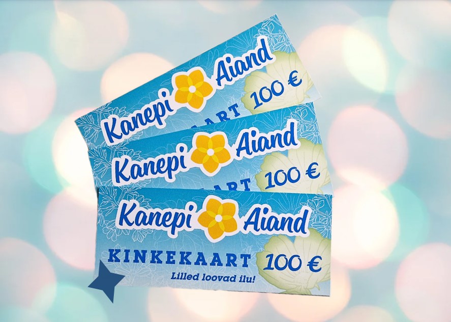 Kinkekaart  ümbrikus 100€