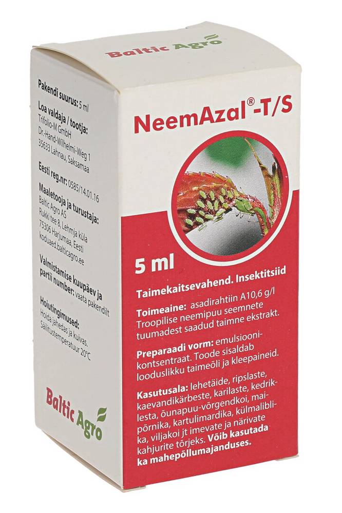 NeemAzal – T/S 5 ml (lesta tõrjeks, tõrjub ka putukaid)